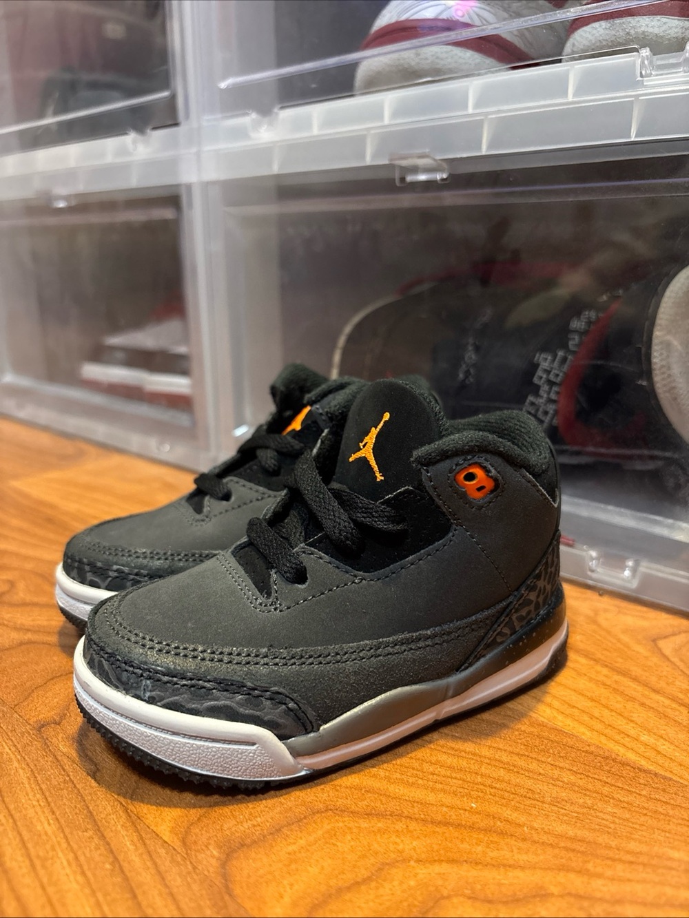 Air Jordan 3 Retro TD Fear 2023 DM0968-080 Basketball Shoes Size 6C NWOB B-Grade